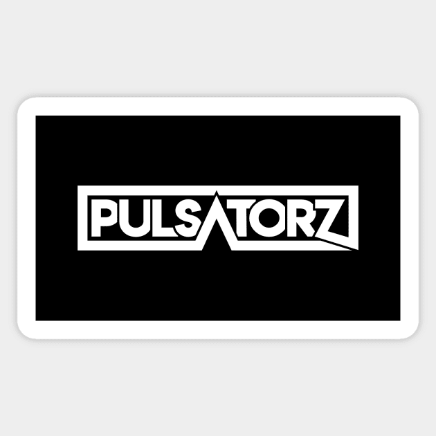 White Logo Sticker by Pulsatorz